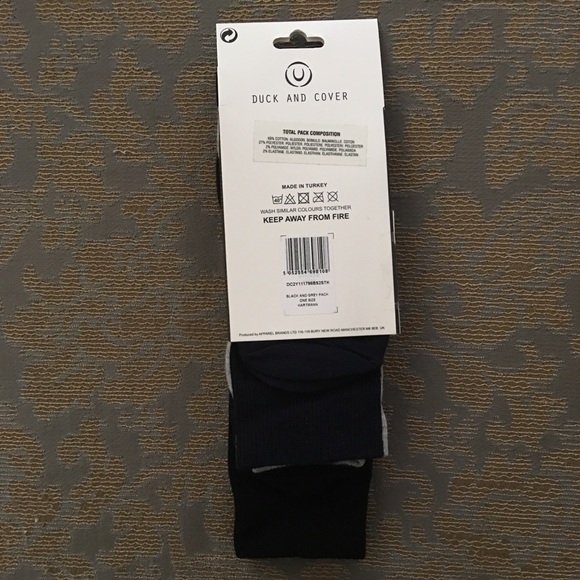 Duck and Cover 3 Pack Dress Socks Sz 6.5-11.5 - Picture 4 of 8